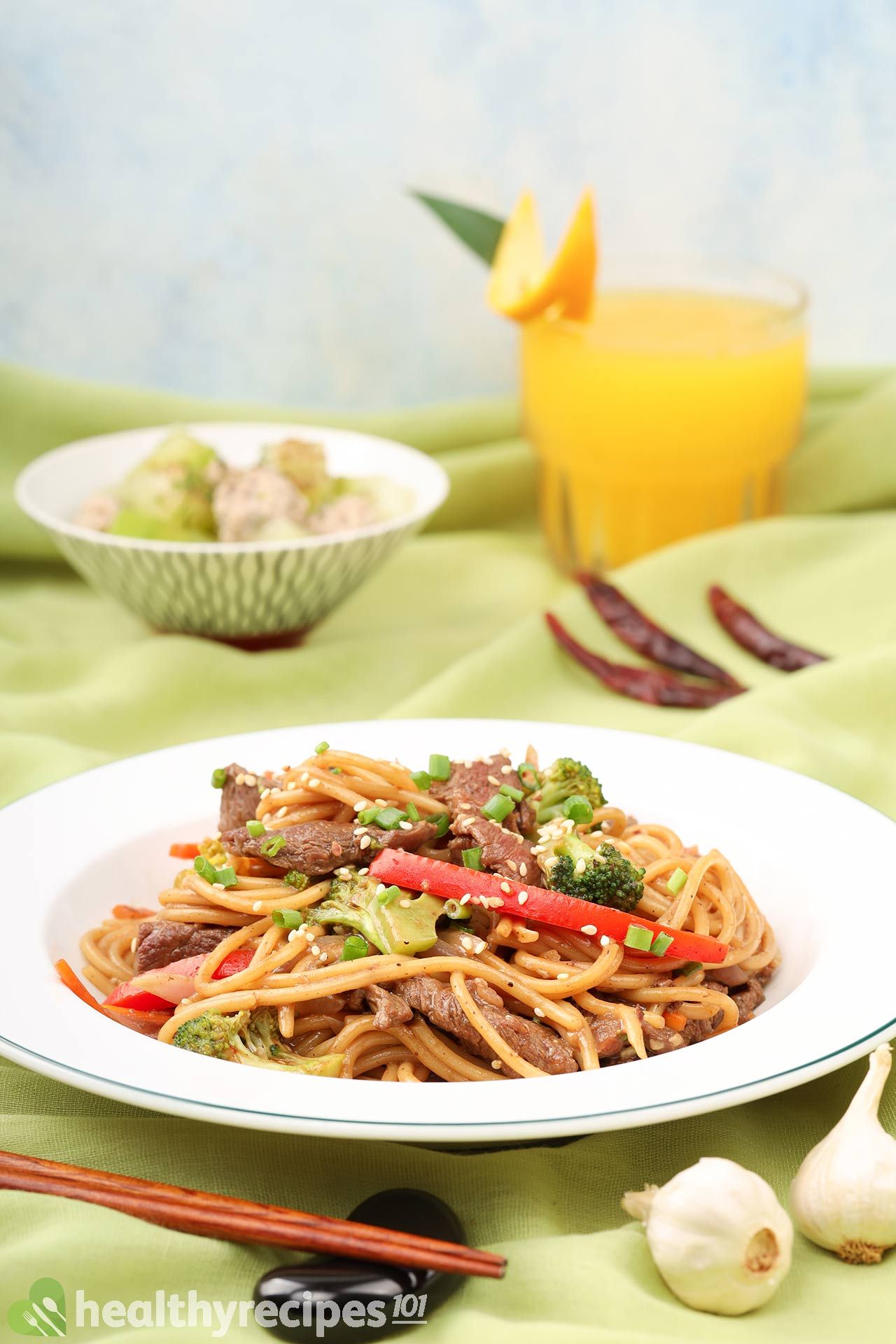 what to serve with beef lo mein