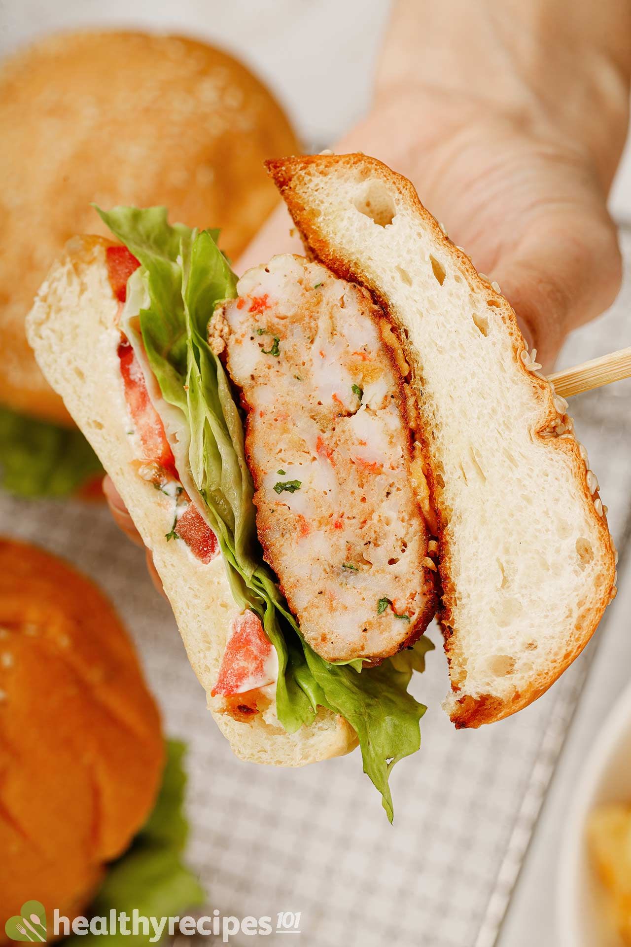 Homemade Shrimp Burger Recipe