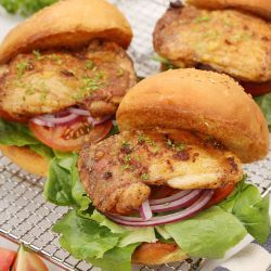 Air Fryer Chicken Burger Recipe
