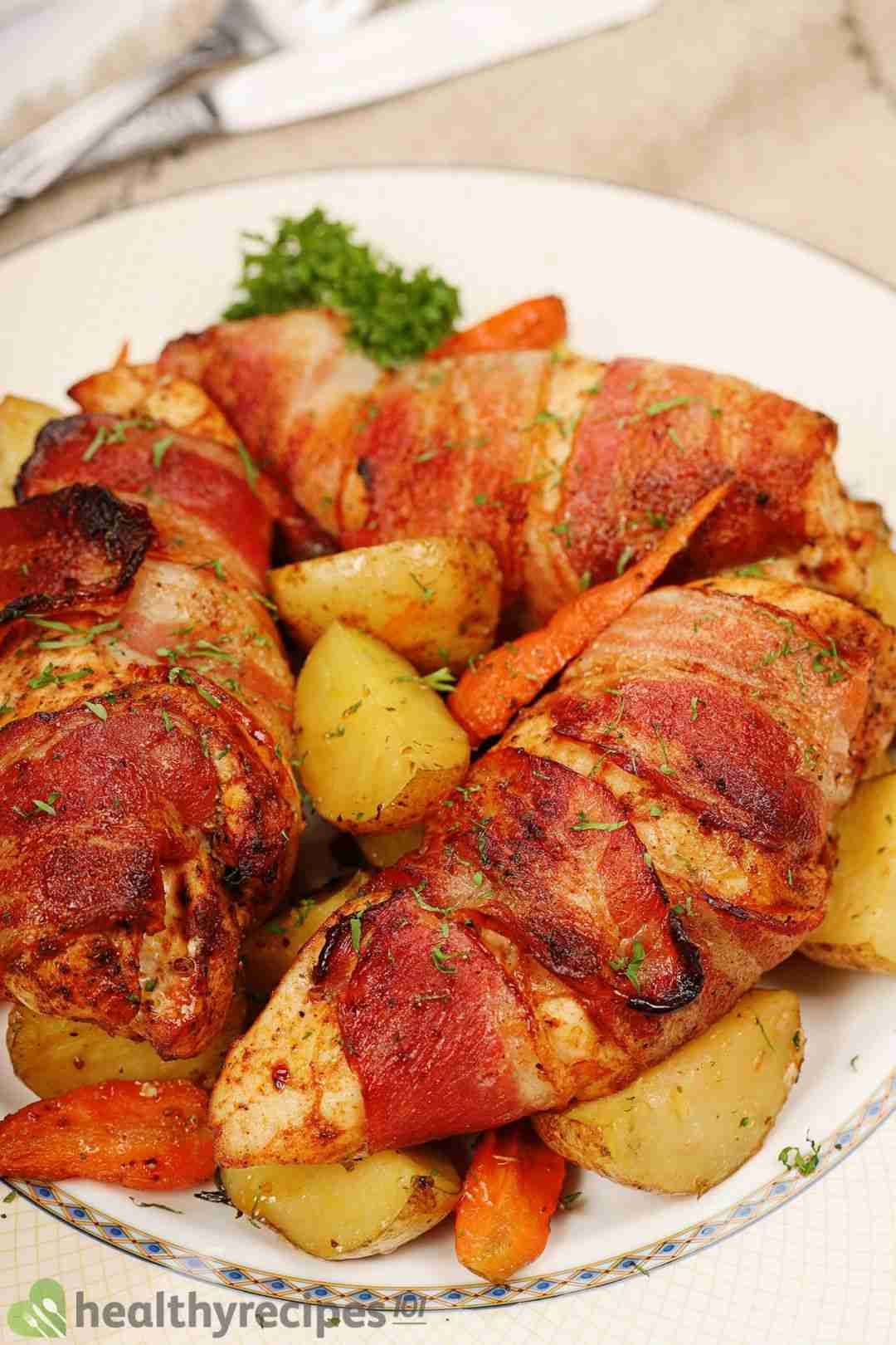 Air Fryer Bacon Wrapped Chicken Recipe A 35Min Flavorful Meal