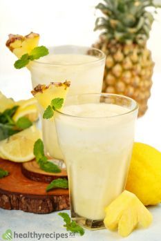 Pineapple Smoothie With Milk Recipe