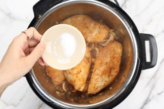 Step 5: Return the chicken to the pot.