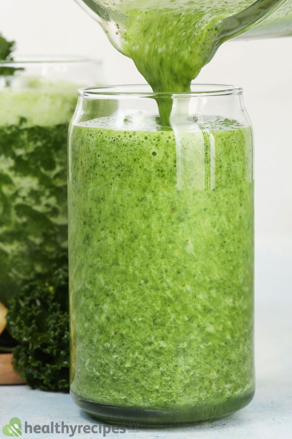 Kale Spinach Smoothie Recipe The LipSmacking Green Smoothie
