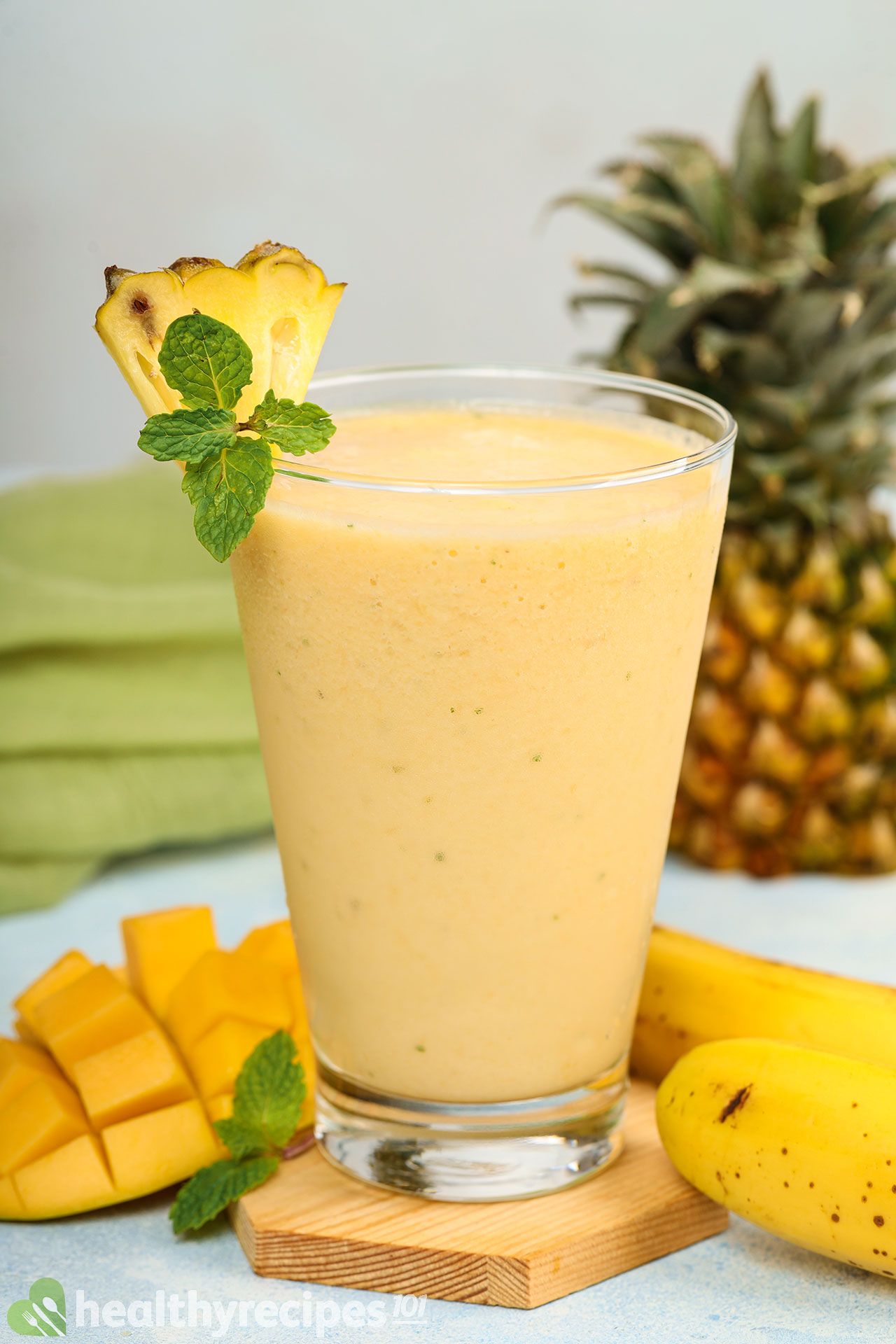 Homemade Mango Pineapple Banana Smoothie Recipe