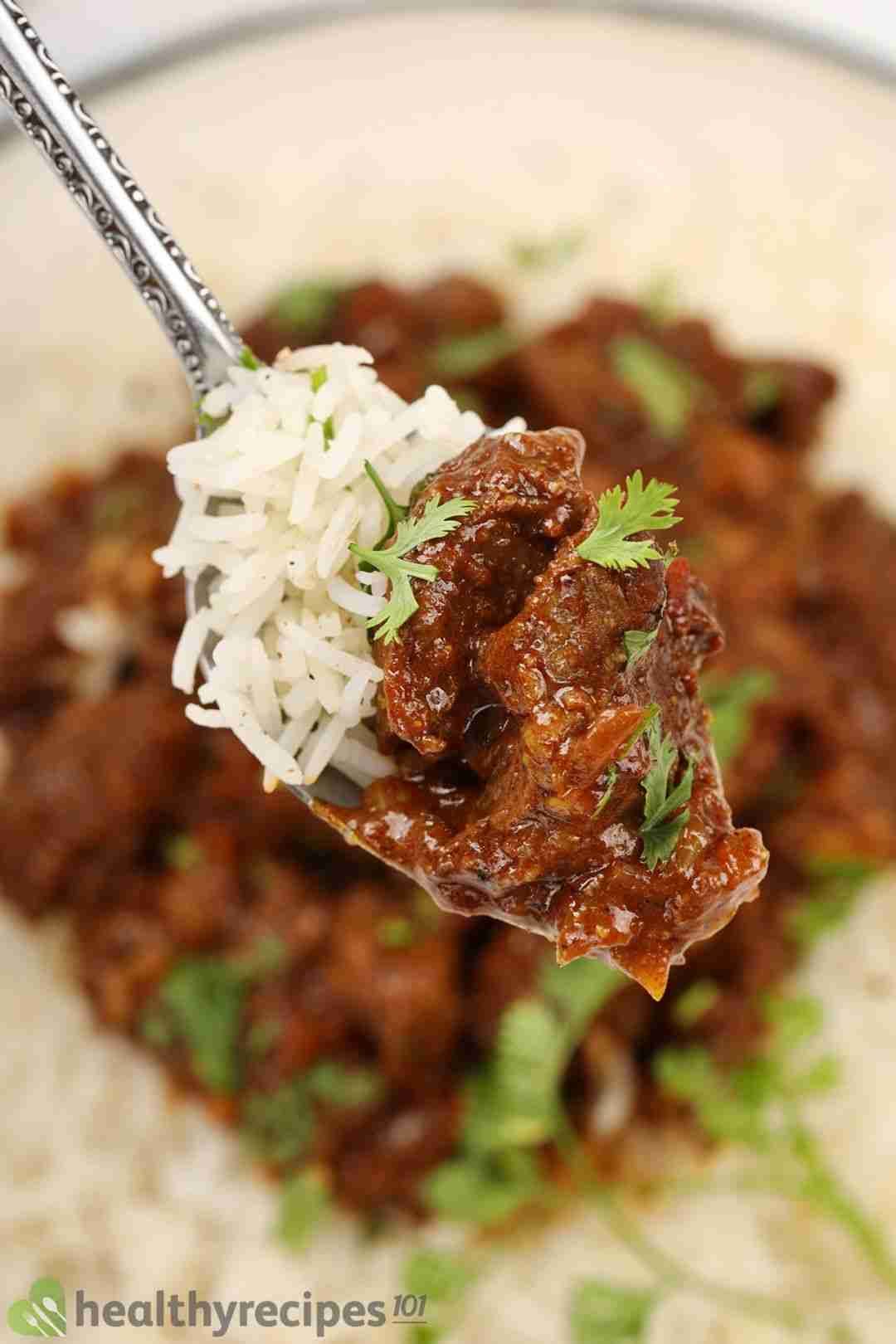 Beef Vindaloo Recipe An Indian Curry With Spices and Vinegar