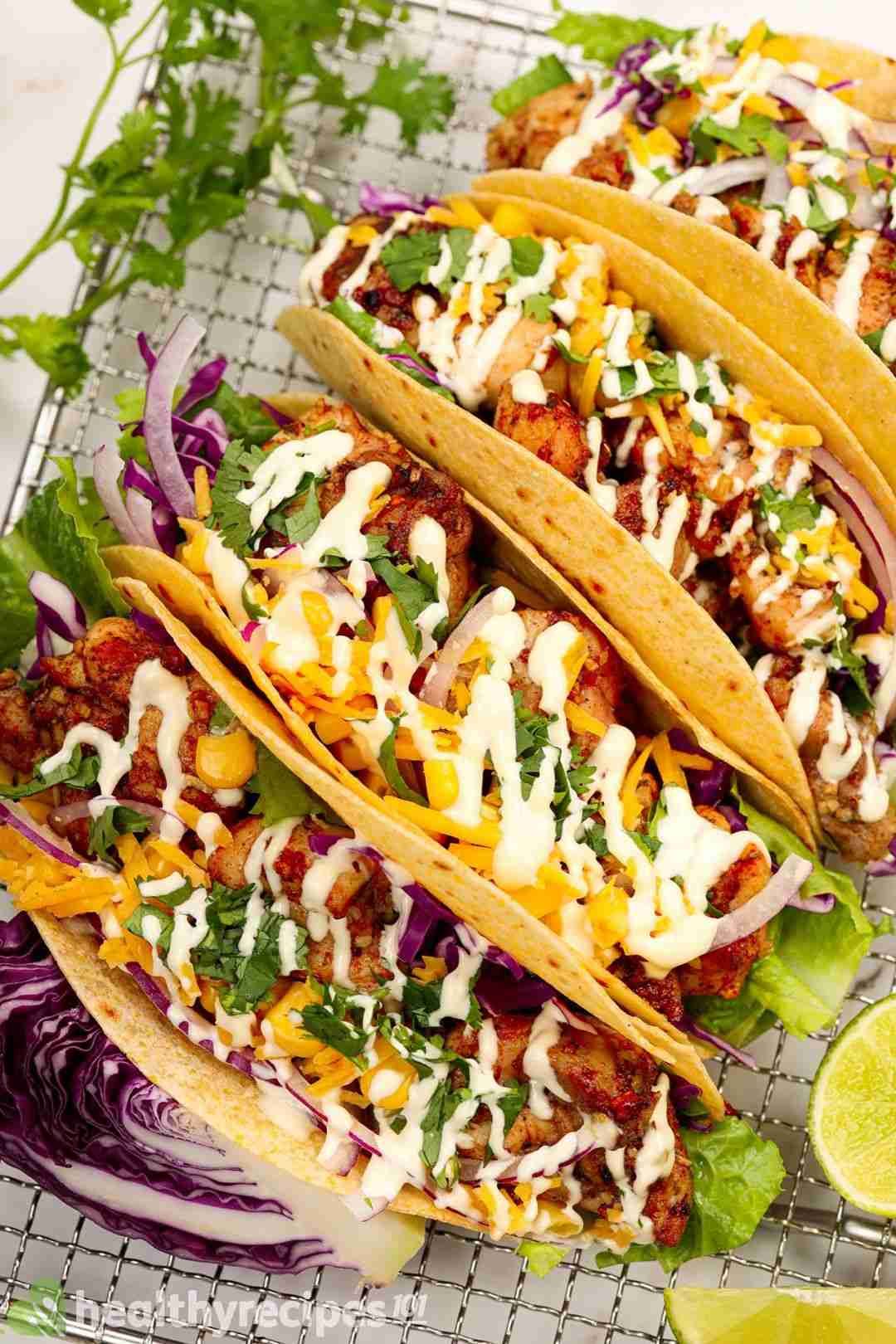 Air Fryer Chicken Tacos Recipe Simple and Perfect for Taco Night