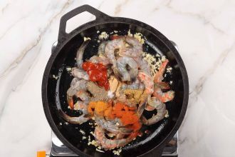 Step 2: Cook the shrimp.