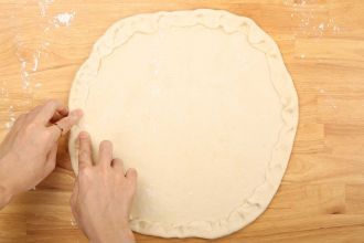 Step 5: Form the crust.