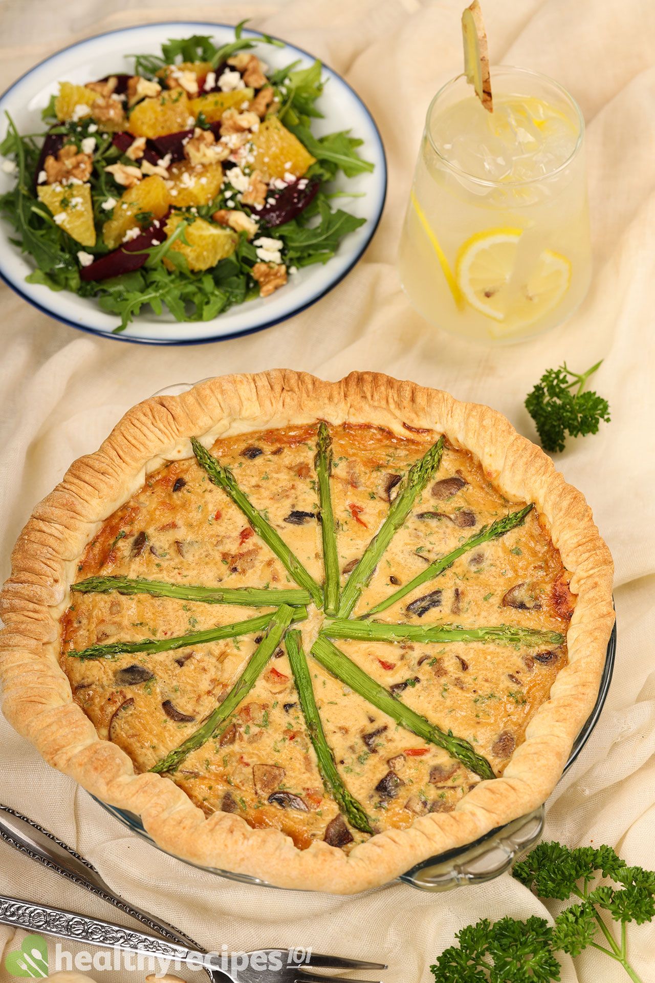 what to serve with Shrimp Quiche