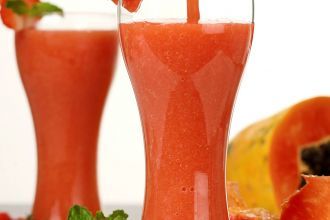 Strawberry Papaya Smoothie Recipe