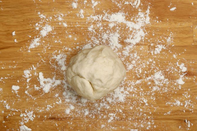 step 1: Make the dough and allow it to rest.
