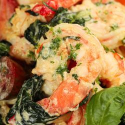 Tuscan Shrimp — Creamy and Savory