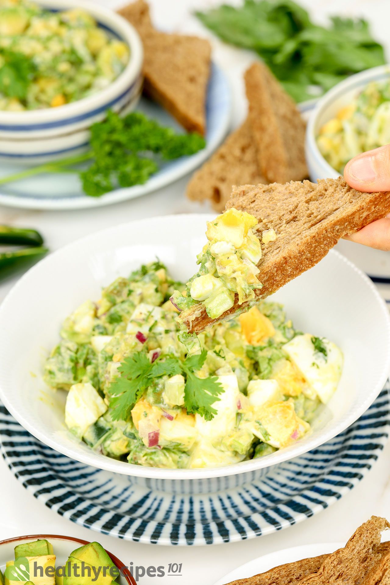 Homemade Avocado Egg Salad Recipe