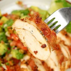 Homemade Chicken With Avocado Salsa Recipe