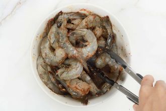 step 1: Marinate the shrimp