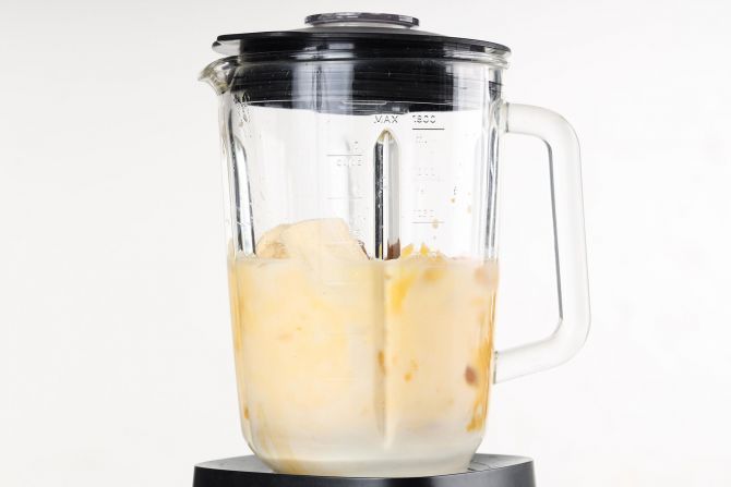 Step 1: Place all the ingredients in a blender and blend until smooth.